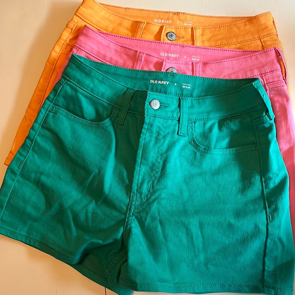 Summer Color Jean Shorts